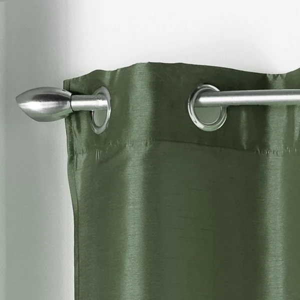 RIDEAU A OEILLETS 140X240CM SHANTUNG UNI SHANA KAKI