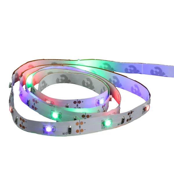 RUBAN LED 1M MULTICOLORE A PILES