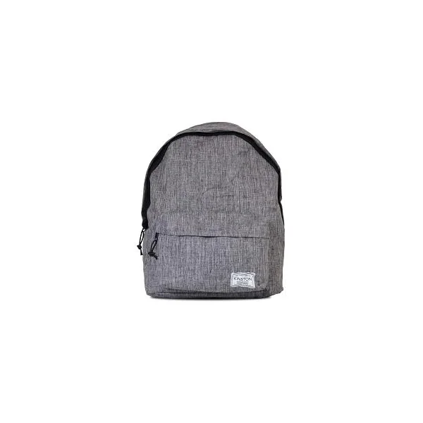 SAC A DOS UNISEXE EN TEXTILE GRIS DE MARQUE KINSTON