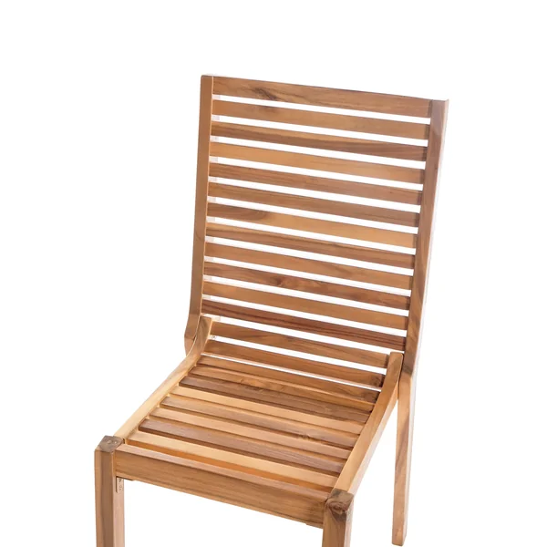 Set of 4 Garden Chairs OMBRIANO Certified Acacia Wood Light Brown