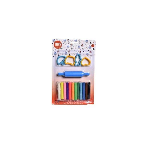 SET PATE MODELER 12 BATONNETS 10GR ET 4 MOULES ET ROULEA