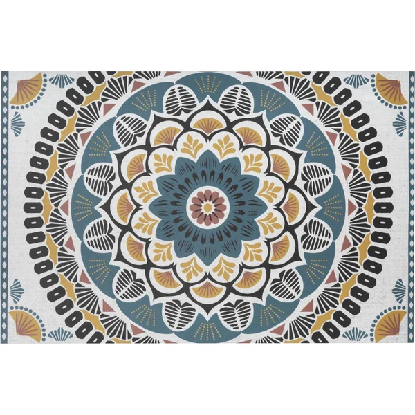 SET TABLE VINYLE MANDA MULTICOLORE 45X30CM