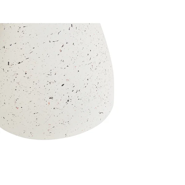 Side Table BIVIERE 39 cm 39 cm Terrazzo Effect White Terrazzo