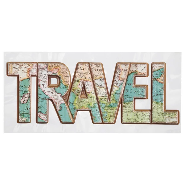 STICKER RELIEF TRAVEL 14X38CM
