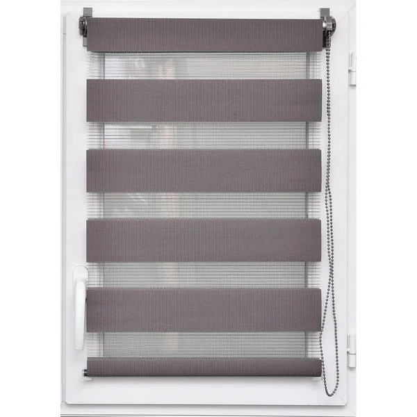 STORE ENROULEUR LUMIERE NUIT 60X90CM GRIS BETON