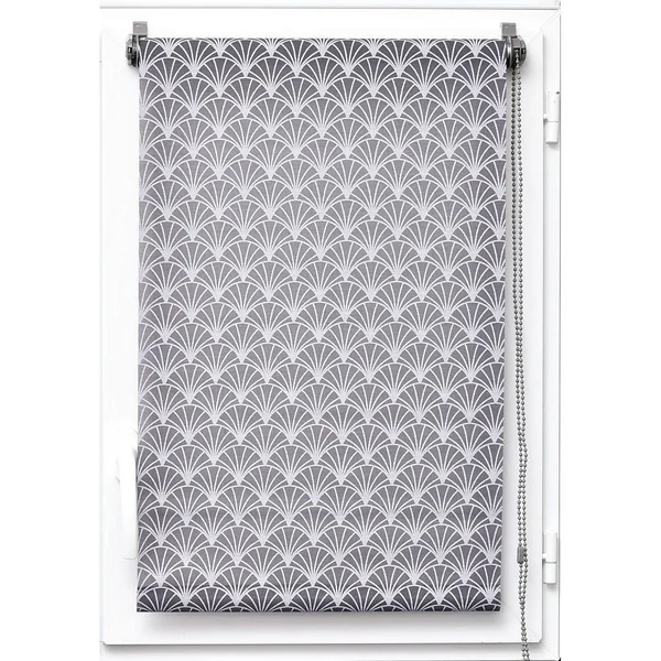 STORE ENROULEUR TAMISANT IMPRIME VINTAGE 60X180CM GRIS