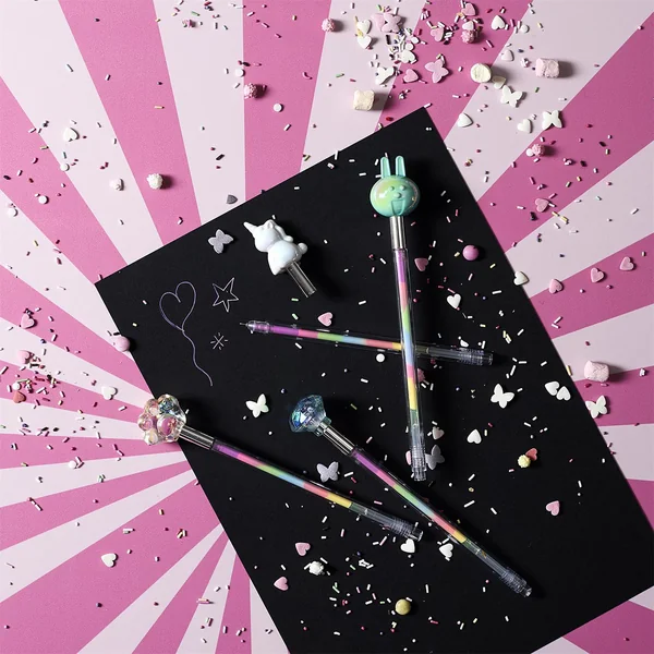 STYLO MULTICOLORE FUNNY KAWAII