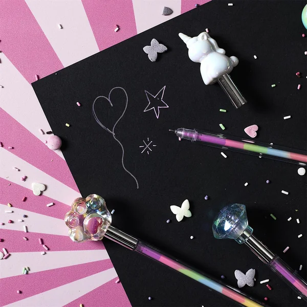 STYLO MULTICOLORE FUNNY KAWAII