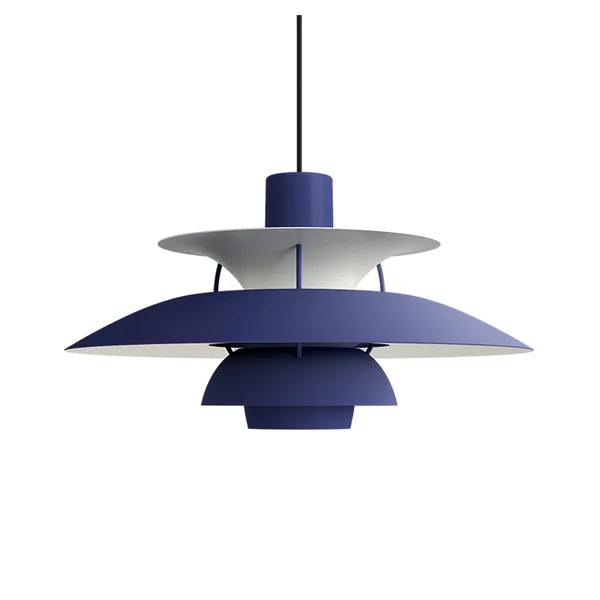 Suspension PH 5 Monochrome Dusty Indigo LOUIS POULSEN