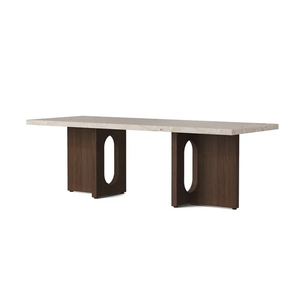 Table basse ANDROGYNE bois & pierre Pierre Kunis Breccia/ chêne foncé AUDO COPENHAGEN