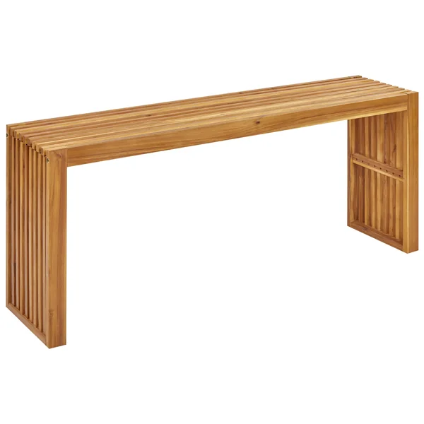 Table basse de jardin BELLANO 150 cm 35 cm Acacia Marron