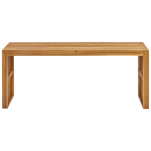 Table basse de jardin BELLANO 150 cm 35 cm Acacia Marron