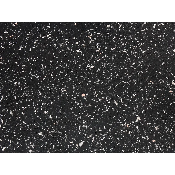 Table basse POZZA II 106 cm 106 cm Effet terrasse Terrazzo noir