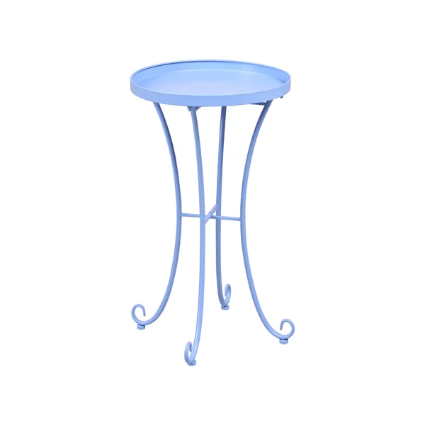 Table d'appoint pour le jardin CAVINIA 40 cm 40 cm Métal Bleu clair