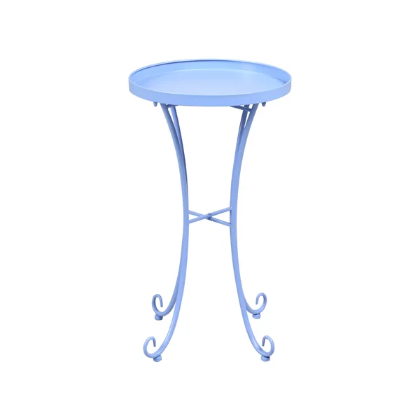Table d'appoint pour le jardin CAVINIA 40 cm 40 cm Métal Bleu clair