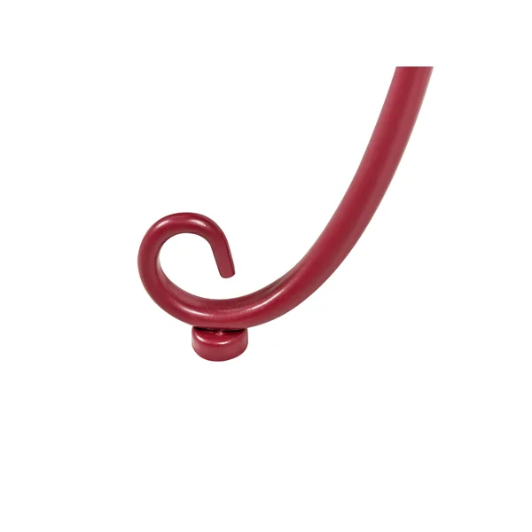 Table d'appoint pour le jardin CAVINIA 40 cm 40 cm Métal Rouge Bordeaux