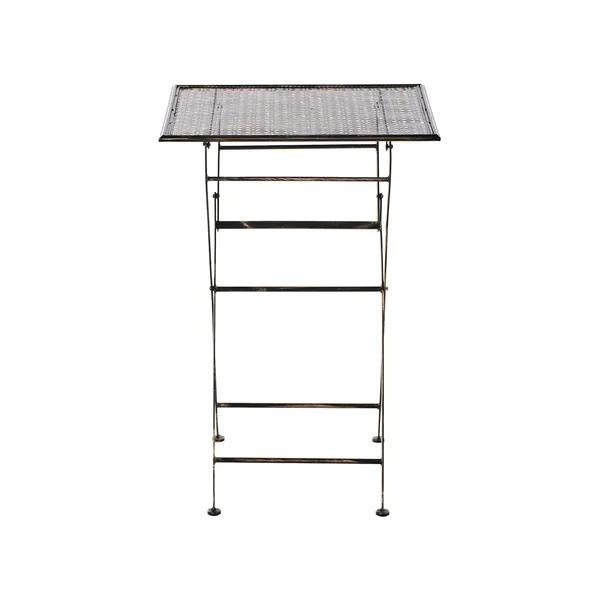 Table de bar de jardin BORMIO 60 cm 60 cm Métal Noir