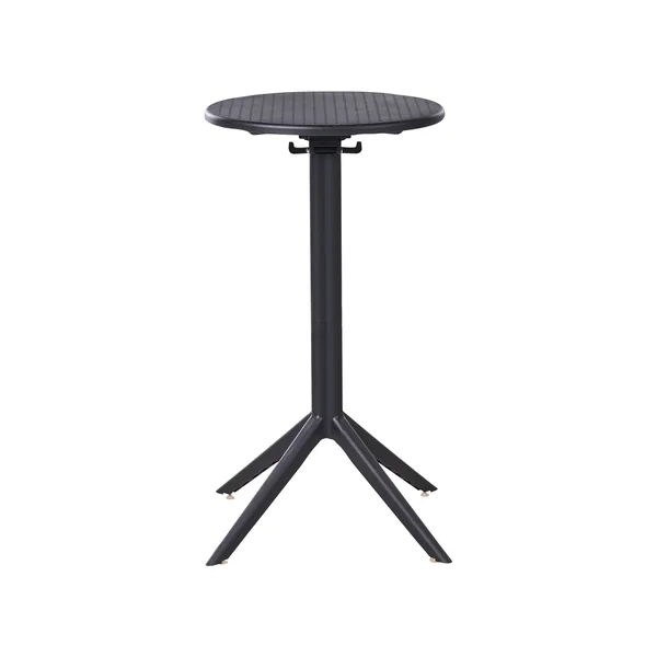 Table de bar de jardin LEGRENA 60 cm 60 cm Noir