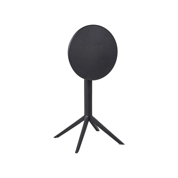 Table de bar de jardin LEGRENA 60 cm 60 cm Noir