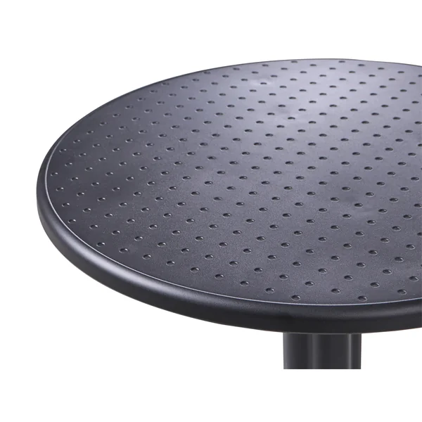 Table de bar de jardin LEGRENA 60 cm 60 cm Noir