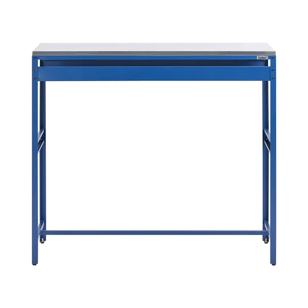 Table de bar pour l'extérieur MAENZA 120 cm 40 cm Métal Bleu