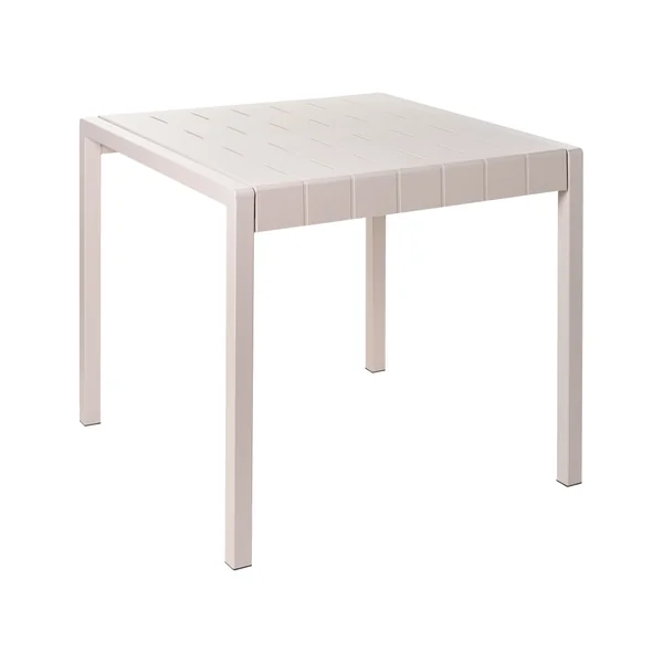 Table de salle à manger de jardin BARTICA 81 cm 84 cm Beige