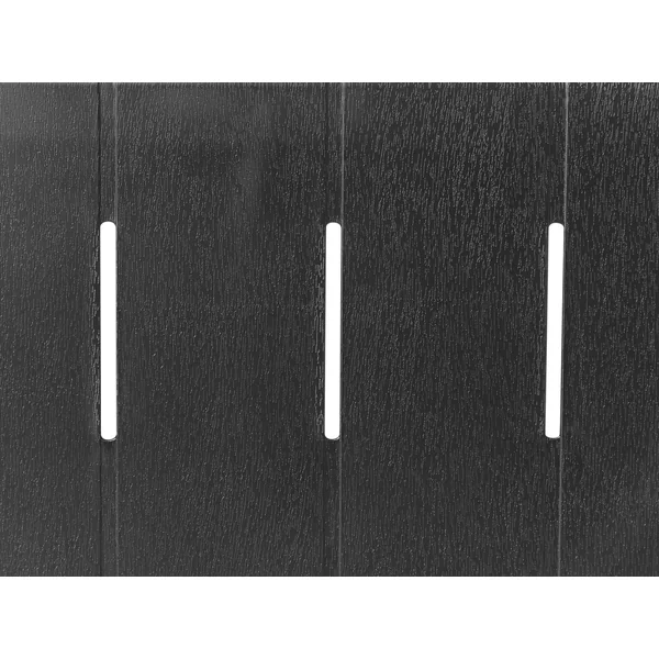 Table de salle à manger de jardin BARTICA 81 cm 84 cm Noir