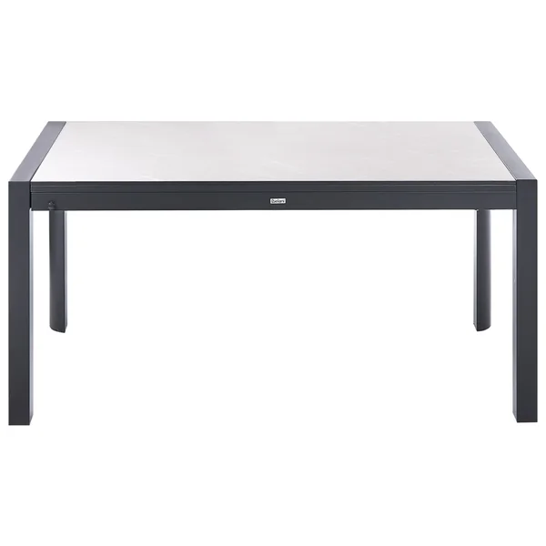 Table de salle à manger de jardin extensible BINASCO 160/220 cm 90 cm Beige