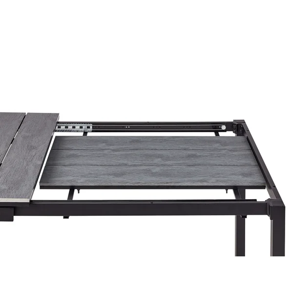 Table de salle à manger de jardin extensible TOFANE 198/248 cm 90 cm Gris