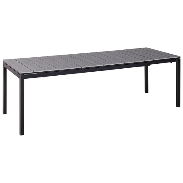 Table de salle à manger de jardin extensible TOFANE 198/248 cm 90 cm Gris