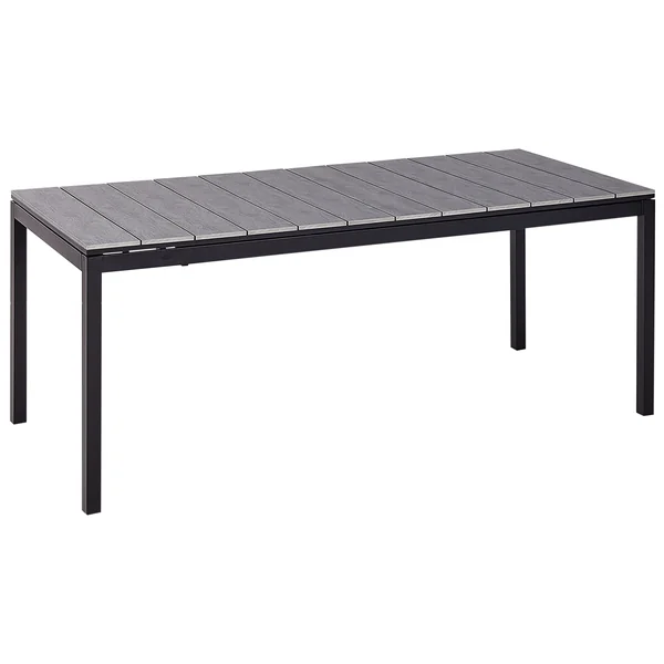 Table de salle à manger de jardin extensible TOFANE 198/248 cm 90 cm Gris