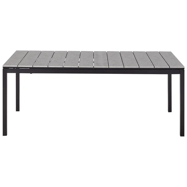 Table de salle à manger de jardin extensible TOFANE 198/248 cm 90 cm Gris
