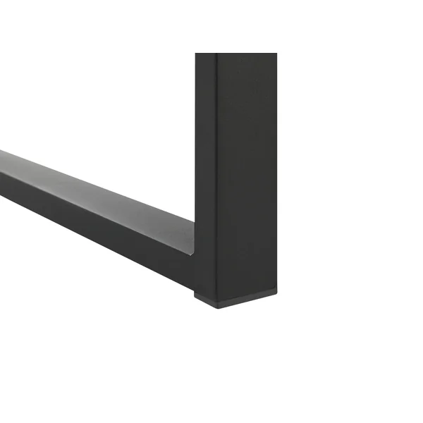 Table de salle à manger de jardin extensible VALCANETTO 180/240 cm 90 cm Métal Noir