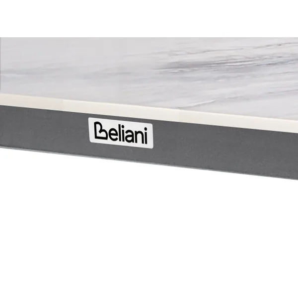 Table de salle à manger de jardin FELETTO 180 cm 90 cm Pierre Marbre gris