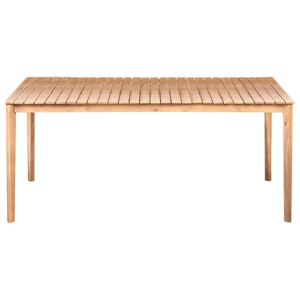 Table de salle à manger de jardin JACO 180 cm 100 cm Acacia Marron clair