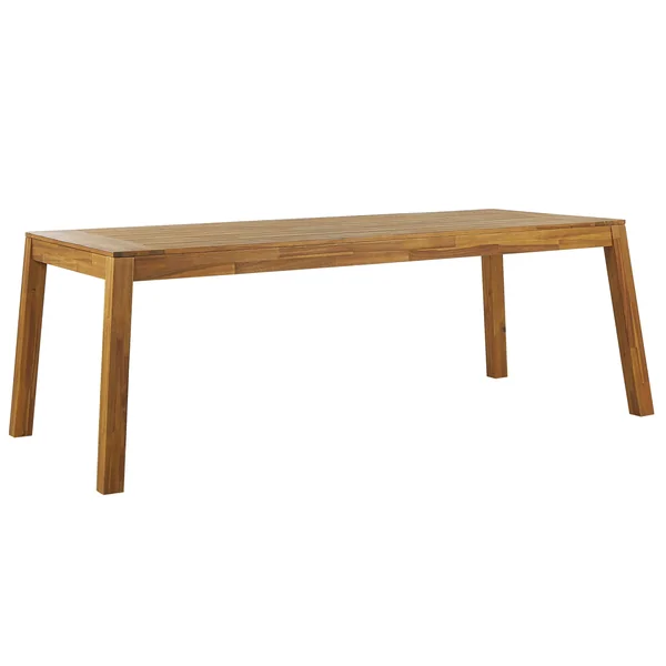 Table de salle à manger de jardin LIVORNO 210 cm 90 cm Acacia Marron
