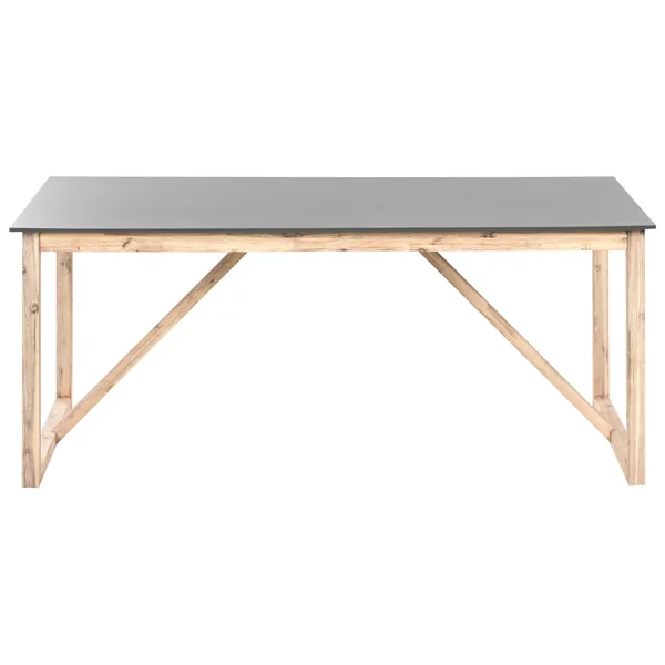 Table de salle à manger de jardin NOTTERI 180 cm 90 cm Béton Gris