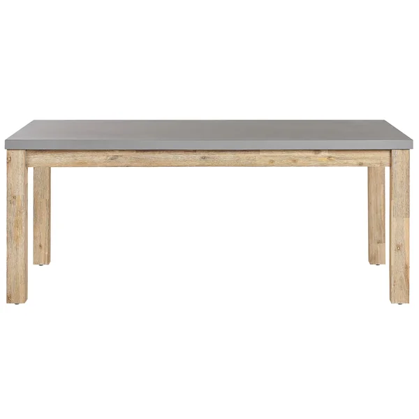 Table de salle à manger de jardin OSTUNI 180 cm 90 cm Béton Gris