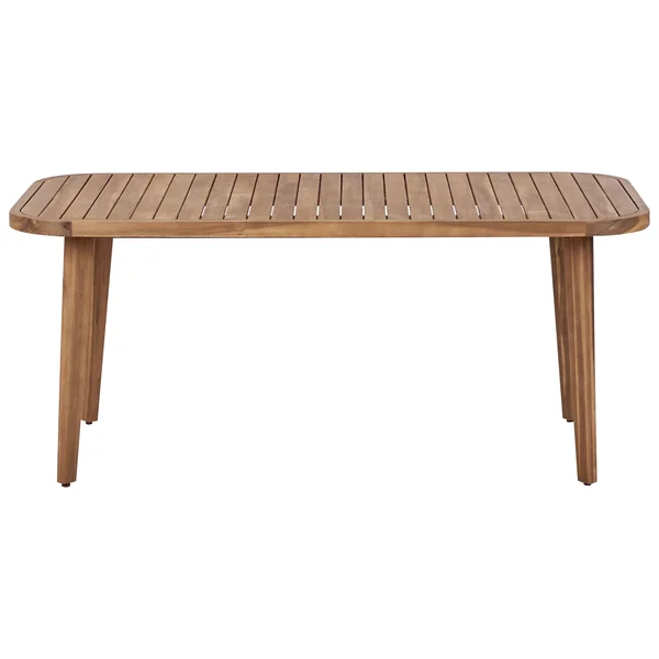 Table de salle à manger de jardin PARAGGI 180 cm 90 cm Bois d'acacia certifié Marron