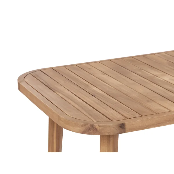 Table de salle à manger de jardin PARAGGI 180 cm 90 cm Bois d'acacia certifié Marron