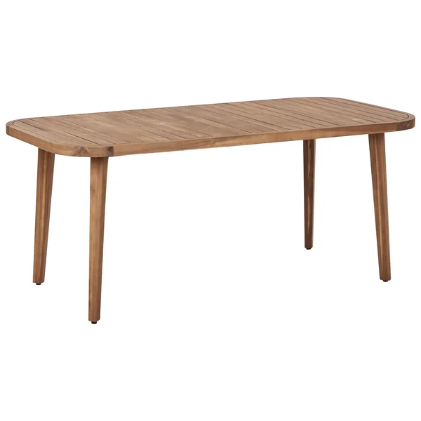 Table de salle à manger de jardin PARAGGI 180 cm 90 cm Bois d'acacia certifié Marron