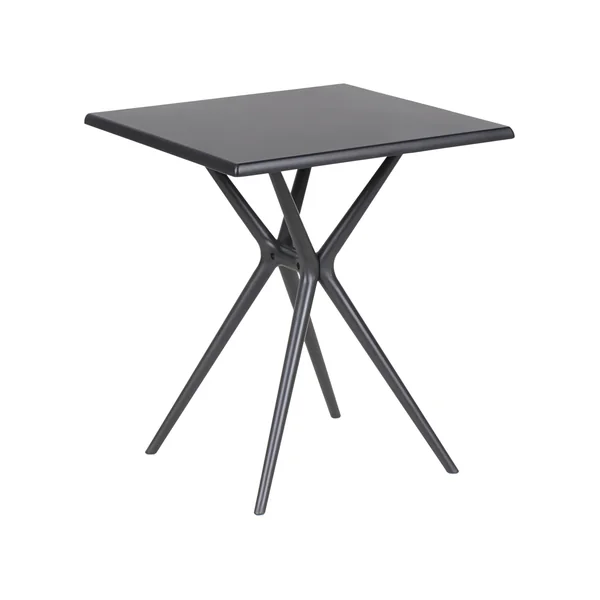 Table de salle à manger de jardin PIAVE 70 cm 70 cm Noir