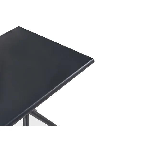 Table de salle à manger de jardin PIAVE 70 cm 70 cm Noir