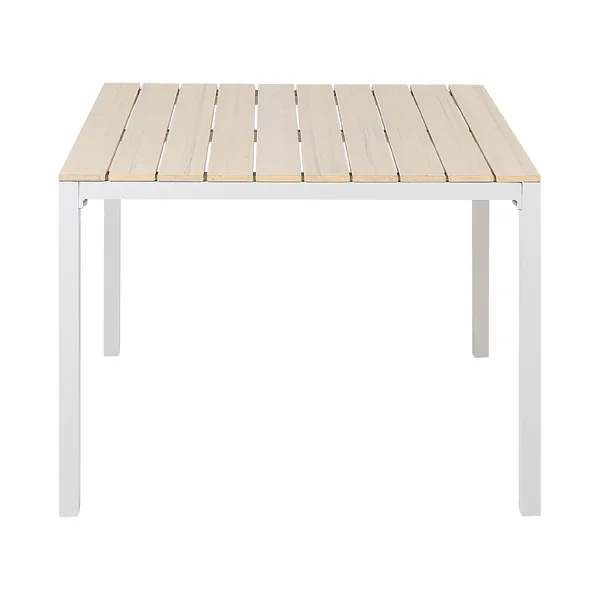 Table de salle à manger de jardin PRATO 95 cm 95 cm Beige