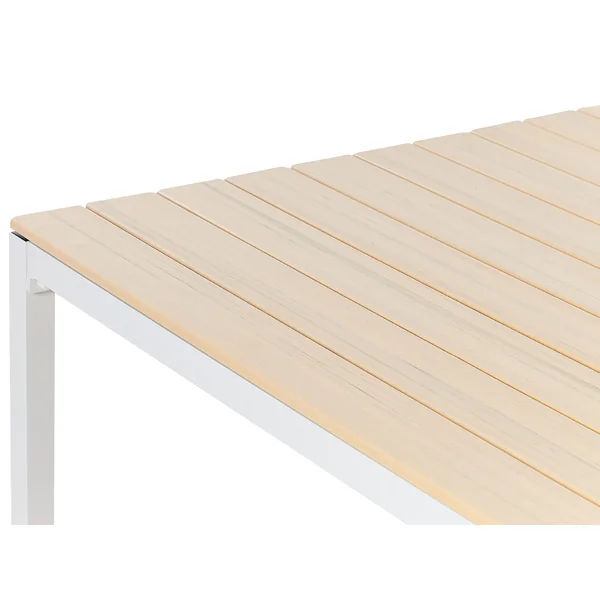 Table de salle à manger de jardin PRATO 95 cm 95 cm Beige