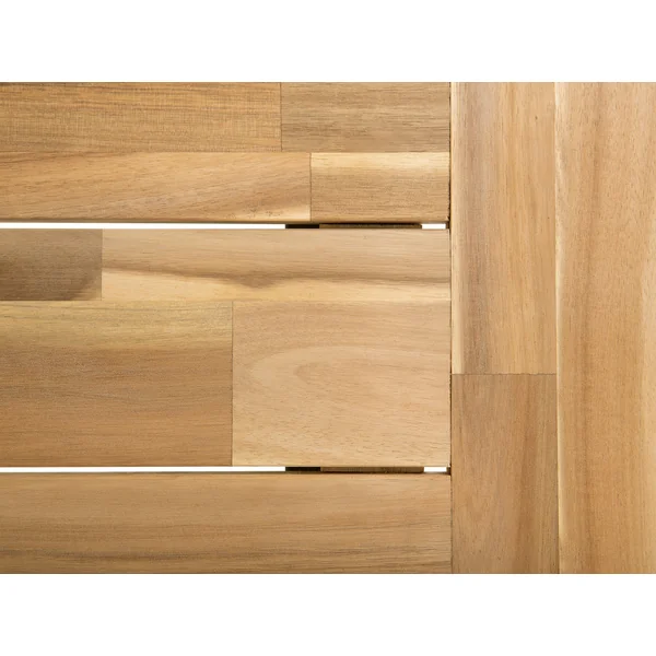 Table de salle à manger de jardin SCANIA 170 cm 80 cm Acacia Noir