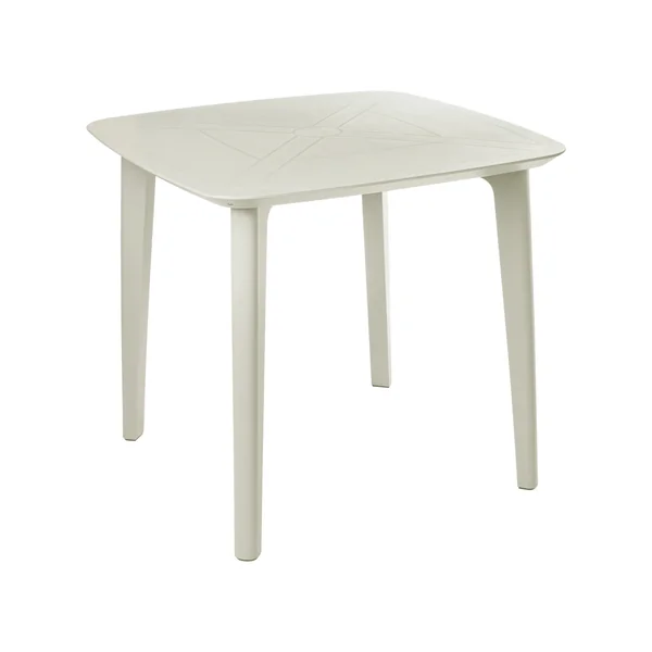 Table de salle à manger de jardin SORICO 86 cm 86 cm Beige clair