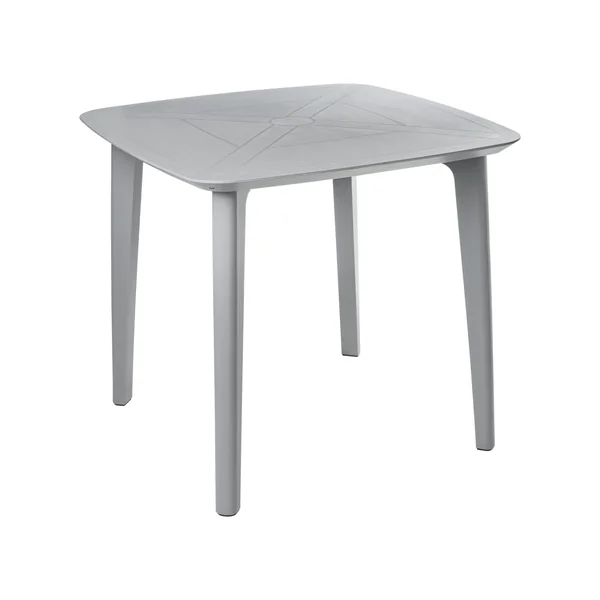 Table de salle à manger de jardin SORICO 86 cm 86 cm Gris