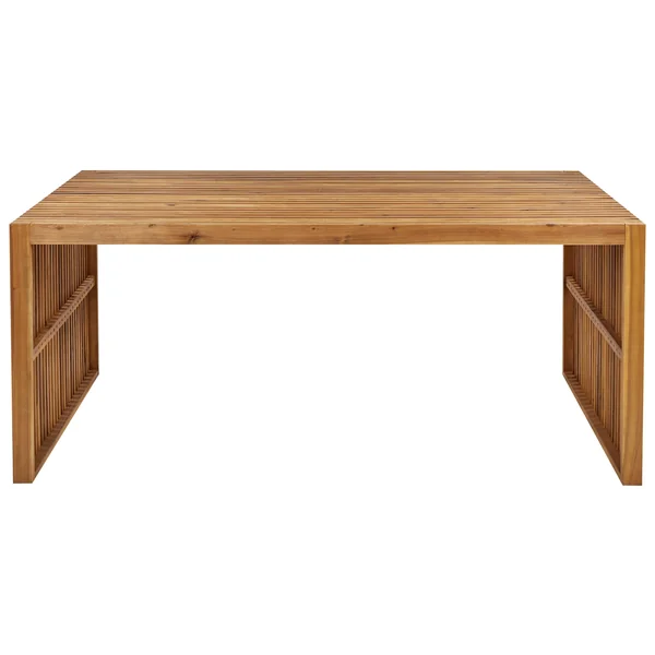 Table de salle à manger de jardin SULZANO 180 cm 90 cm Acacia Marron