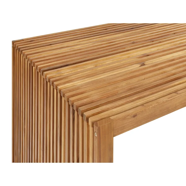 Table de salle à manger de jardin SULZANO 180 cm 90 cm Acacia Marron